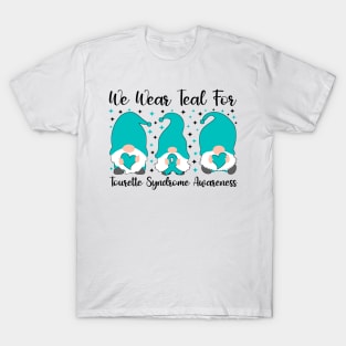 We Wear Teal For Tourette Syndrome Awareness T-Shirt